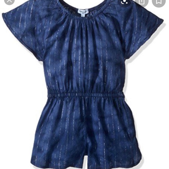 Splendid girls navy romper 5/6 - Picture 1 of 6